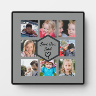 Vaderdag fotocollage fotoplaat