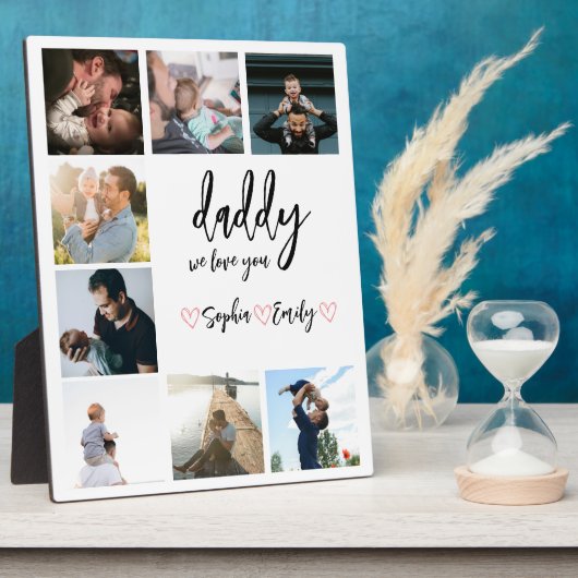 Vaderdag fotocollage fotoplaat (Zijkant)