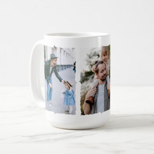 vaderdag fotocollage  koffiemok (Voorkant links)