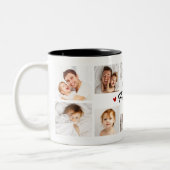 Vaderdag fotocollage tweekleurige koffiemok (Links)