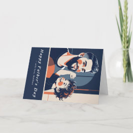 Vaderdag fotokaart - aangepast bericht voor papa bedankkaart