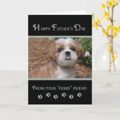 Vaderdag - Fotokaart van Furry Friends Kaart (Gele Bloem)