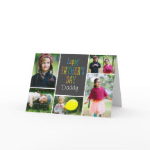 Vaderdag-fotokaart voor Stippen