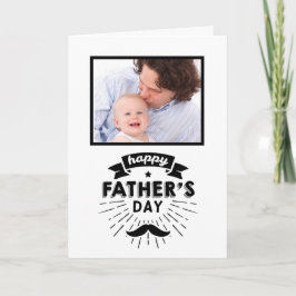 Vaderdag Fotosjabloon gepersonaliseerd Kaart