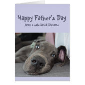 Vaderdag Fun Social Distance Great Dane Dog (Voorkant)