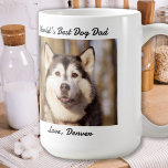 Vaderdag - Funny Dog Dad Birthday - Pet Photo Koffiemok<br><div class="desc">Verras papa deze Vaderdag met deze super schattige hond papa mok. Pap...  Het spijt me zo voor alle keren dat ik je kuste...  na het likken van mijn kont. Personaliseer met de hond vader's favoriete huisdier foto,  en naam. Vaderdag - Funny Dog Dad - Pet Photo Hondenhumor</div>