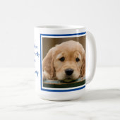 Vaderdag - Funny Dog Dad - Pet Photo Hondenhumor Koffiemok (Voorkant rechts)