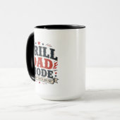 Vaderdag/Funny Grill Vader WRAP Mok (Voorkant links)