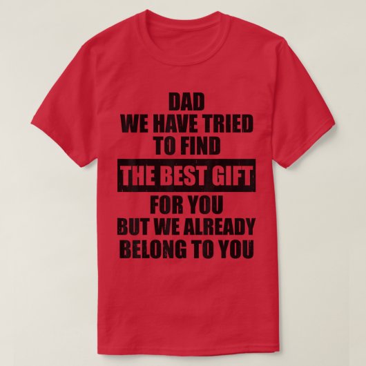 Vaderdag Funny Mannen Pa Joke van Daughter Son T-shirt (Design voorkant)