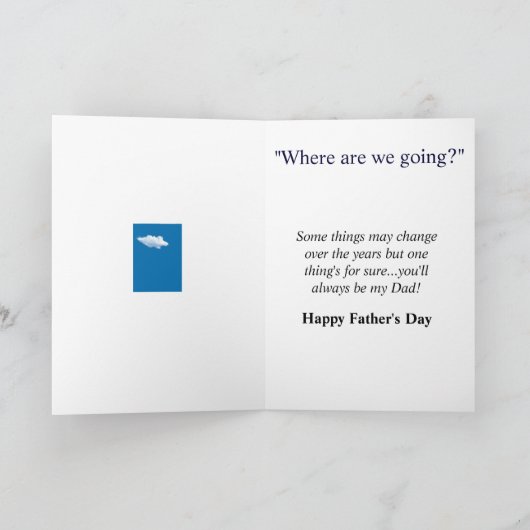 Vaderdag - Funny Memory Loss Wenskaart Kaart (Binnen)
