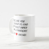 Vaderdag Funny Personalized Gift for Dad Koffiemok (Voorkant links)