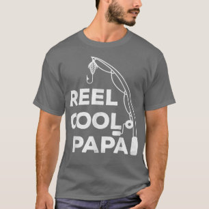 Vaderdag - Funny Vist Reel Cool Papa Pap T- T-shirt