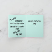 Vaderdag G Kaart : # 1 Vader (Binnen)