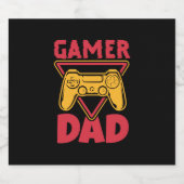 Vaderdag Gamer Dad Bier Etiket (Enkel label)