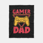 Vaderdag Gamer Dad Fleece Deken (Voorkant)
