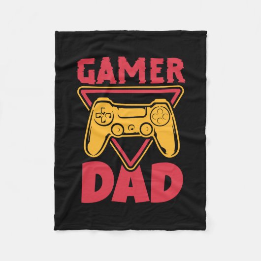 Vaderdag Gamer Dad Fleece Deken (Voorkant)