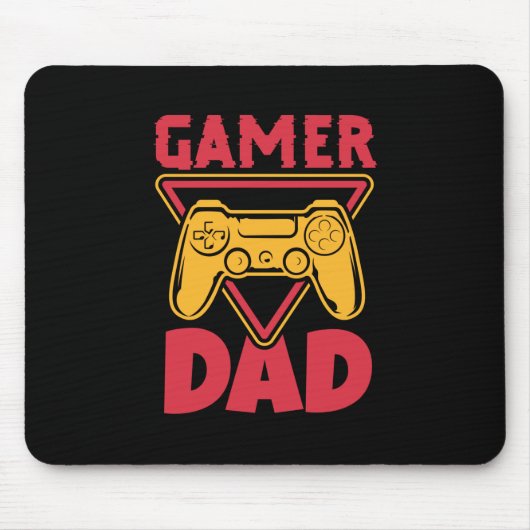 Vaderdag Gamer Dad Muismat (Voorkant)