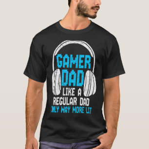 Vaderdag Gamer Pap Mannen van kindermeisje T-shirt