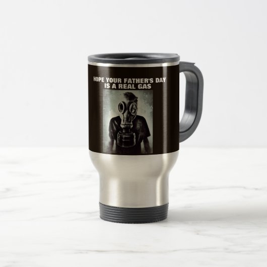 VADERDAG GASMASKREISKOFFIE MUG REISBEKER (Voorkant rechts)