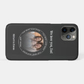 Vaderdag Gedenkelijke familie foto beste vader Case-Mate iPhone Case (Achterkant (horizontaal))