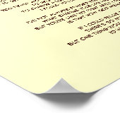 Vaderdag gedicht bij vrouw poster (Hoek)