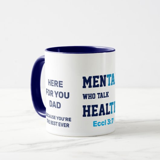 VADERDAG Geestelijke gezondheid Mok (Voorkant links)
