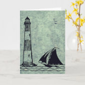 Vaderdag-geleidingslicht Kaart (Gele Bloem)