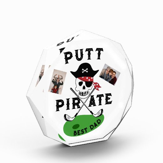 #vaderdag gepersonaliseerd cadeau voor Golfer Dad  Fotoblokken (Links)