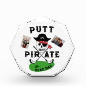 #vaderdag gepersonaliseerd cadeau voor Golfer Dad  Fotoblokken (Voorkant)