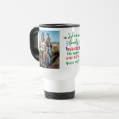 Vaderdag Gepersonaliseerde foto en naam Reisbeker (Voorkant links)