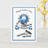 Vaderdag Gepersonaliseerde Kaart (Gele Bloem)