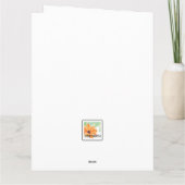 vaderdag gepersonaliseerde kaart met rijm en pic (Achterkant)