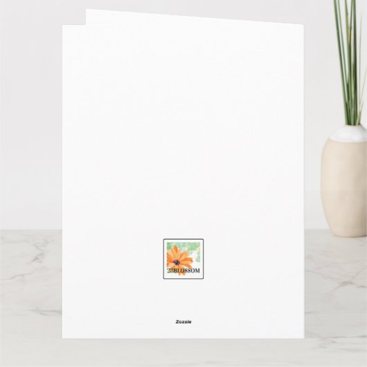 vaderdag gepersonaliseerde kaart met rijm en pic (Achterkant)