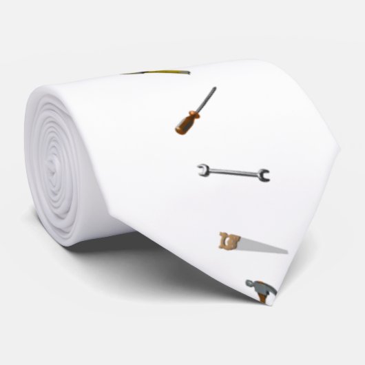 vaderdag "Gereedschap" Stropdas (Opgerold)