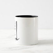 Vaderdag Gereedschap voor Vader Tweekleurige Koffiemok (Center)