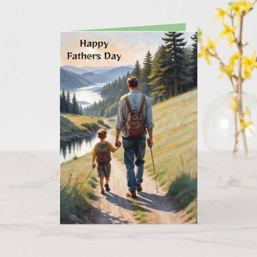 Vaderdag Gevist kaart (Gele Bloem)