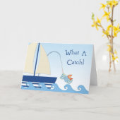 Vaderdag Gevist Kaart (Gele Bloem)