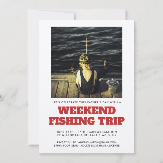 vaderdag Geviste uitnodiging (Voorkant)