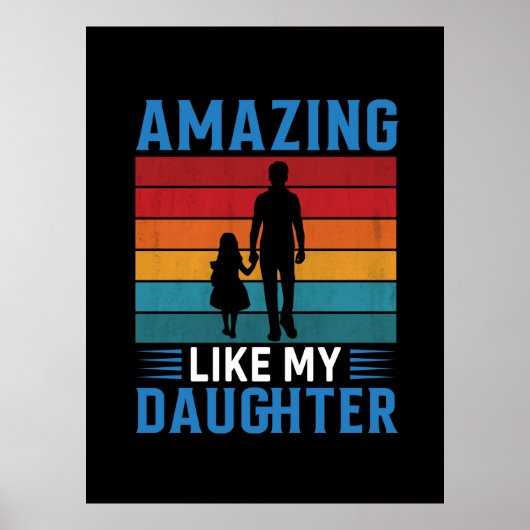 Vaderdag geweldig als mijn dochter poster (Voorkant)