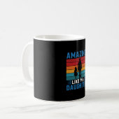 Vaderdag Geweldig zoals mijn dochter Koffiemok (Voorkant links)
