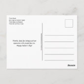 Vaderdag GEWELDIGE DAD Nieuw-Zeeland Briefkaart (Achterkant)