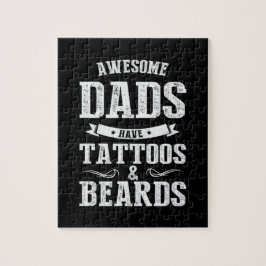 Vaderdag Geweldige Dads hebben Tattoos Legpuzzel