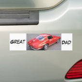 Vaderdag geweldige vader bumpersticker (Op auto)