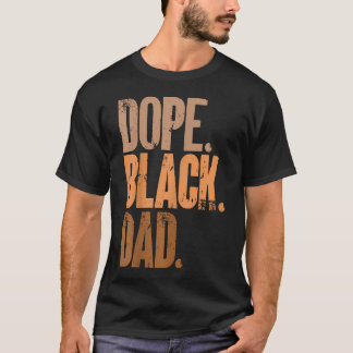 Vaderdag Geweldige Zwarte Vader Zwarte T-shirt
