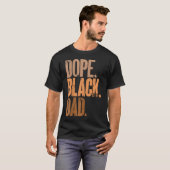 Vaderdag Geweldige Zwarte Vader Zwarte T-shirt (Voorkant volledig)
