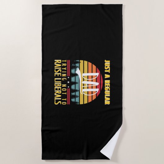 Vaderdag | Gewoon een gewone vader Strandlaken (Voorkant)