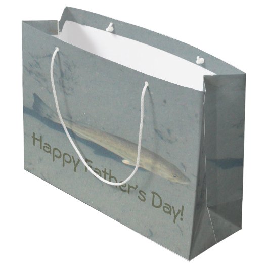 Vaderdag Gift Bag Large Cadeautasje (Achterkant Gekanteld)