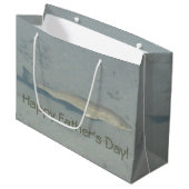 Vaderdag Gift Bag Large Cadeautasje (Voorkant Gekanteld)