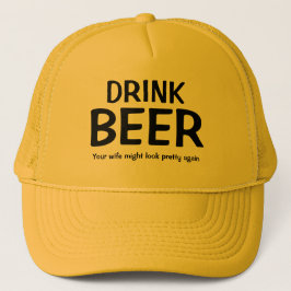 Vaderdag Gift Baseball Novelty DRINK BEER Trucker Pet