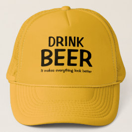 Vaderdag Gift Baseball Novelty DRINK BEER Trucker Pet
